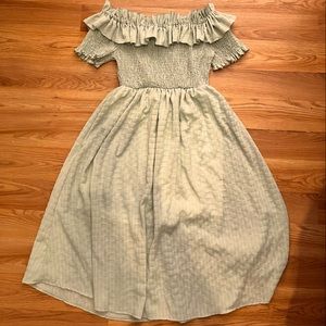 Light green cottagecore dress